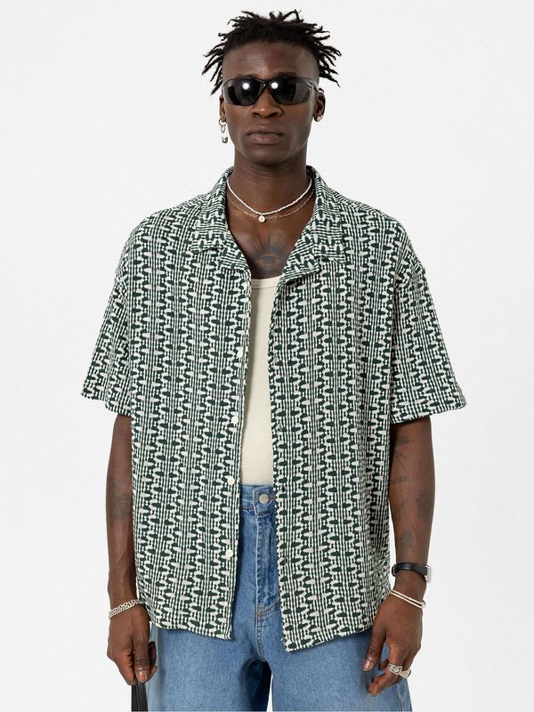 VAMOS CLO VAMOS CLO Košulja 'Aster'  tamno plava / bijela