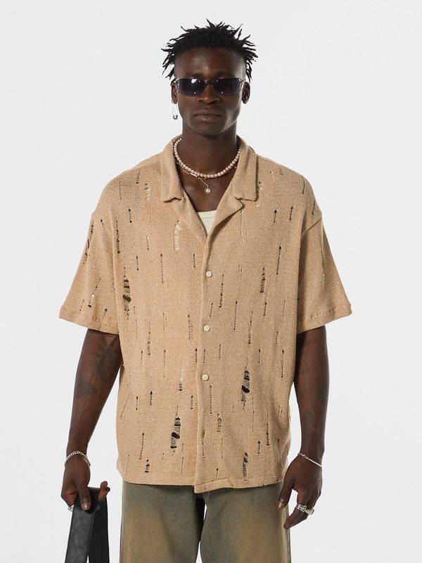 VAMOS CLO VAMOS CLO Košulja  bež / crna