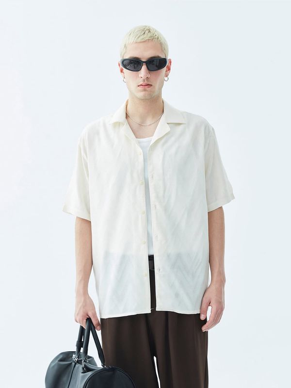 VAMOS CLO VAMOS CLO Košulja 'Birmingham'  ecru/prljavo bijela