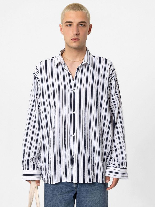 VAMOS CLO VAMOS CLO Košulja 'Blazing Star'  mornarsko plava / bijela