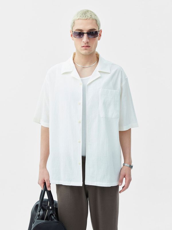 VAMOS CLO VAMOS CLO Košulja 'Bleeding Heart'  bijela