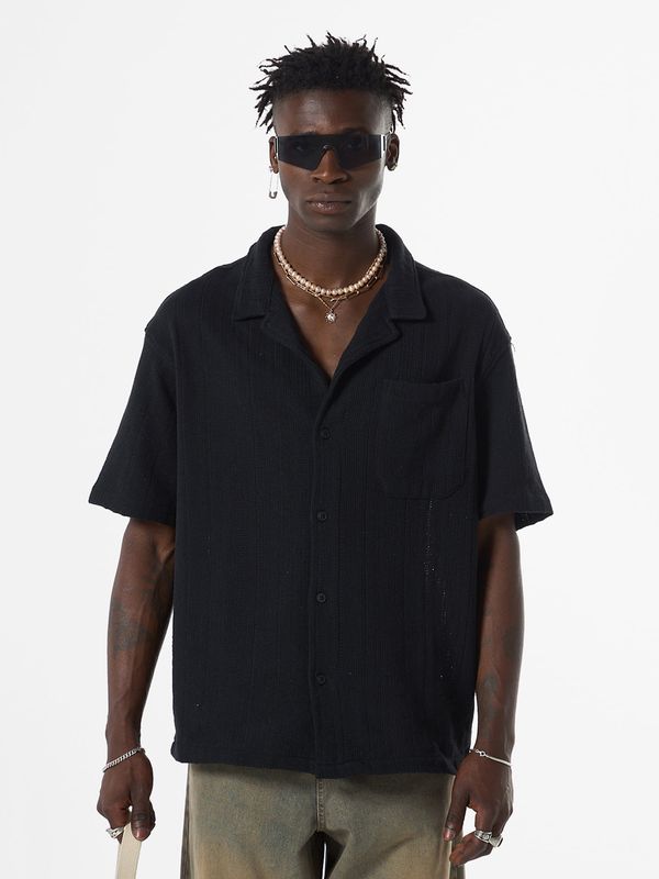 VAMOS CLO VAMOS CLO Košulja 'Candytuft'  crna