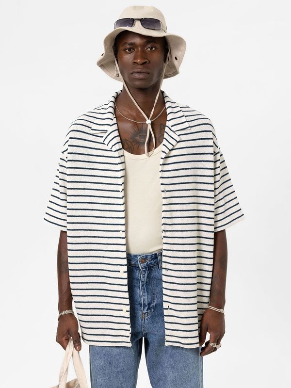 VAMOS CLO VAMOS CLO Košulja 'Ceanothus'  mornarsko plava / bijela