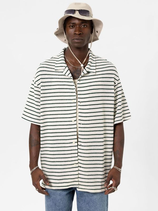 VAMOS CLO VAMOS CLO Košulja 'Ceanothus'  zelena / bijela