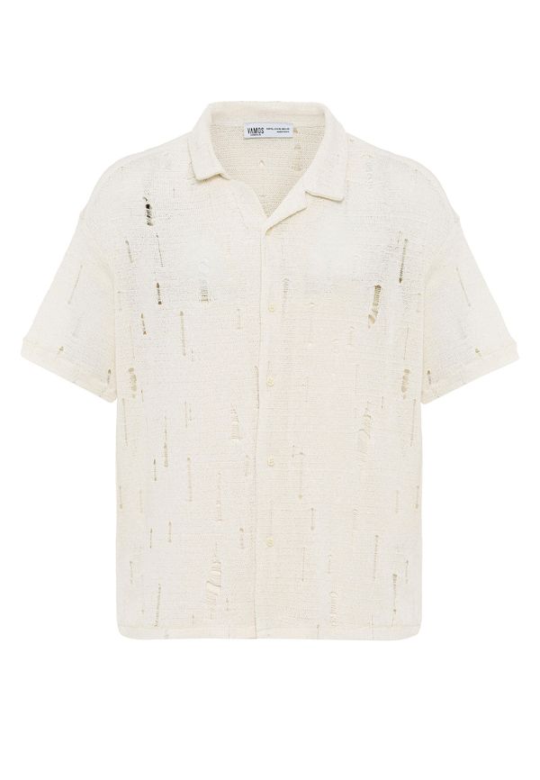 VAMOS CLO VAMOS CLO Košulja  ecru/prljavo bijela