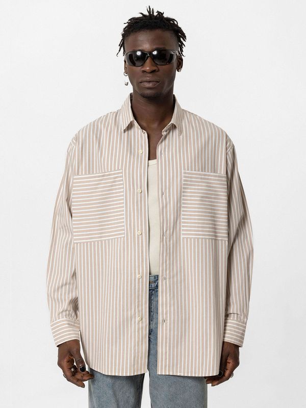VAMOS CLO VAMOS CLO Košulja 'Everett'  bež / bijela