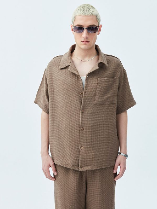 VAMOS CLO VAMOS CLO Košulja 'Indre'  smeđa