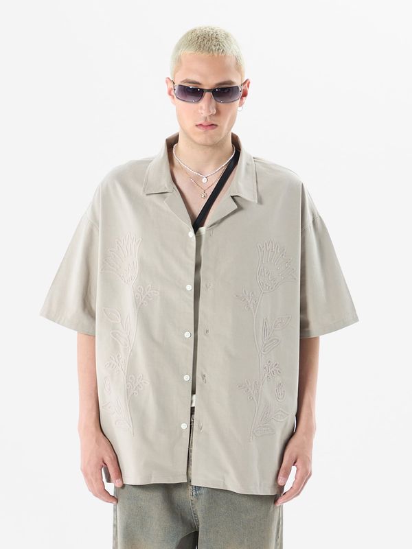 VAMOS CLO VAMOS CLO Košulja  kaki / svijetlozelena