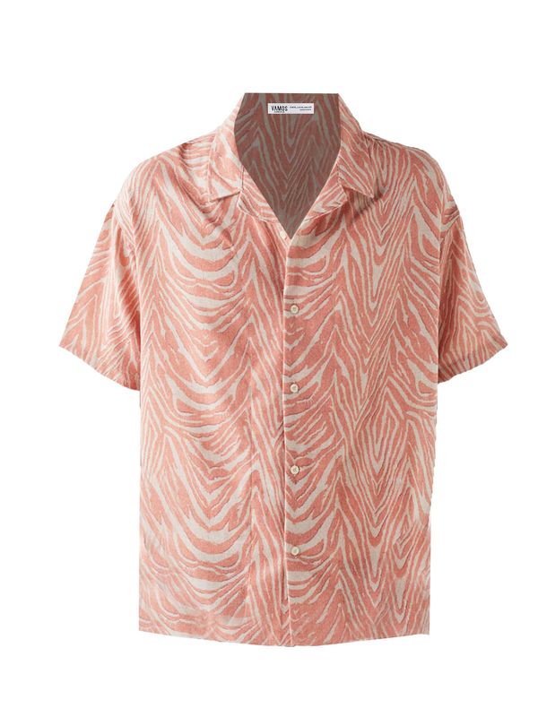 VAMOS CLO VAMOS CLO Košulja 'Lincoln'  bež / narančasta