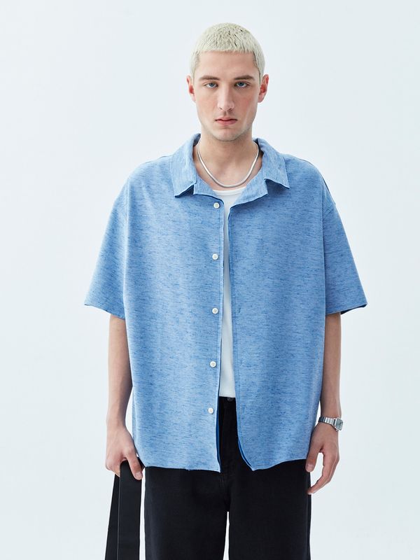 VAMOS CLO VAMOS CLO Košulja 'Minneapolis'  indigo / svijetloplava