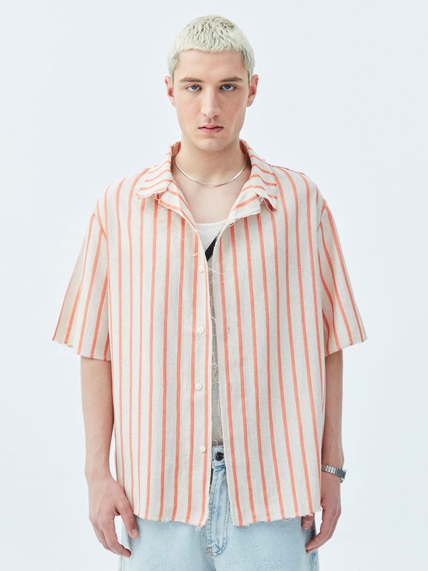 VAMOS CLO VAMOS CLO Košulja  narančasta / prljavo roza