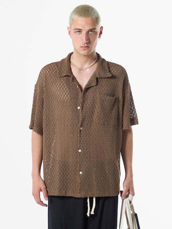 VAMOS CLO VAMOS CLO Košulja 'Nemesia'  smeđa