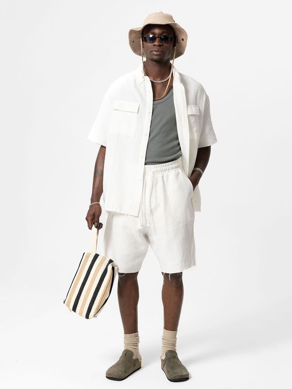 VAMOS CLO VAMOS CLO Košulja 'North Richland Hills'  ecru/prljavo bijela