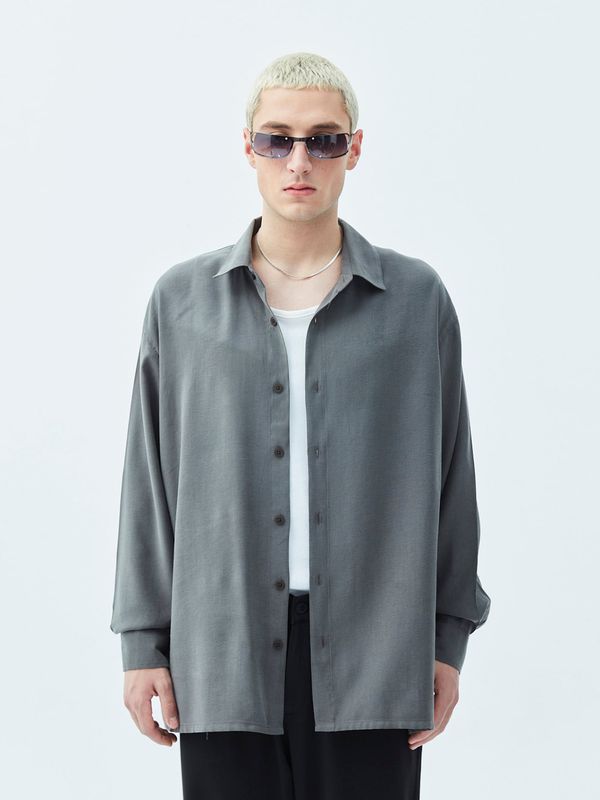 VAMOS CLO VAMOS CLO Košulja 'Oceanside'  siva