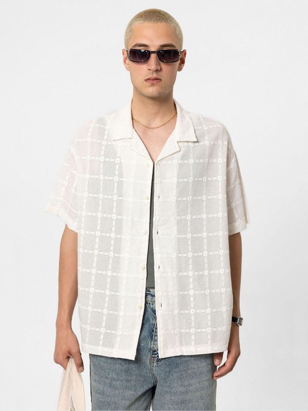 VAMOS CLO VAMOS CLO Košulja 'Persicaria'  ecru/prljavo bijela