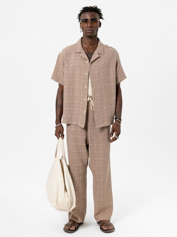 VAMOS CLO VAMOS CLO Košulja 'Sedum'  svijetlosmeđa