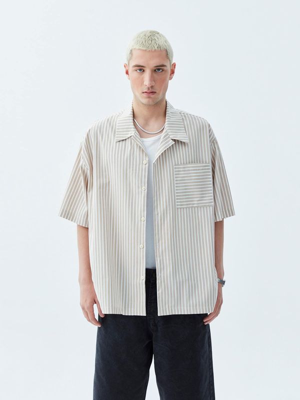 VAMOS CLO VAMOS CLO Košulja 'Seguin'  bež / bijela