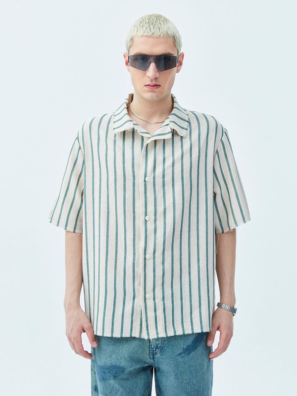 VAMOS CLO VAMOS CLO Košulja  smaragdno zelena / pastelno zelena