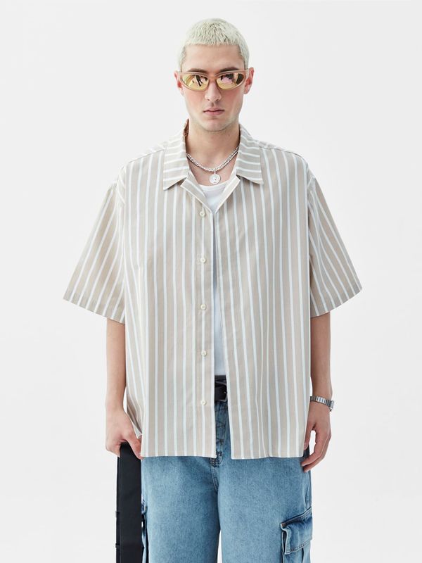 VAMOS CLO VAMOS CLO Košulja 'Snapdragon'  bež / bijela