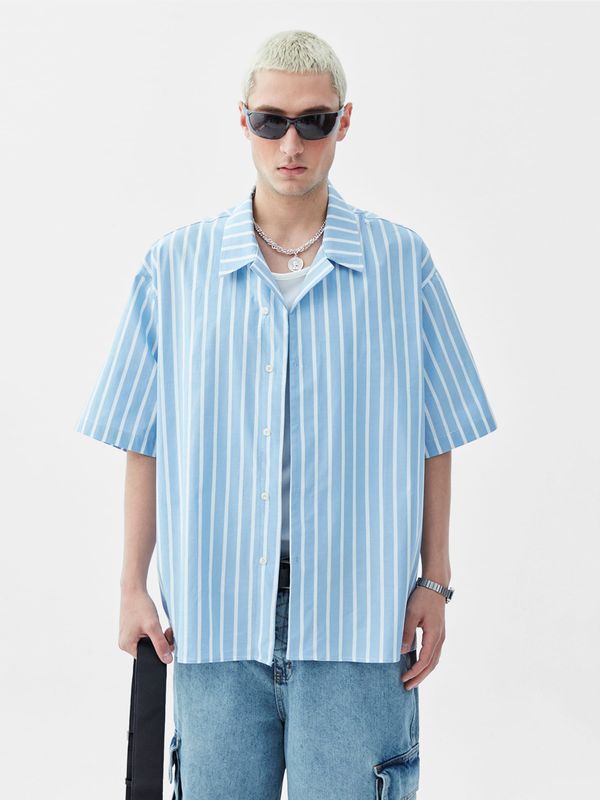 VAMOS CLO VAMOS CLO Košulja 'Snapdragon'  plava / bijela