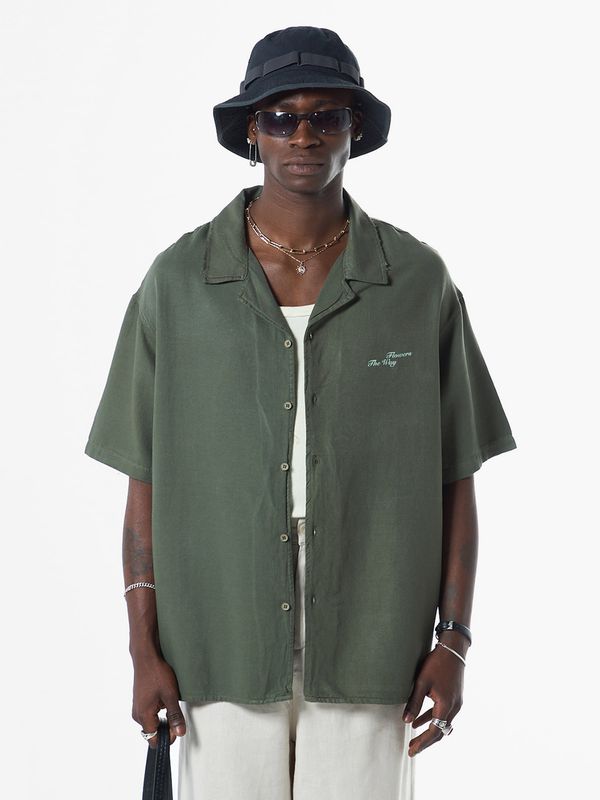 VAMOS CLO VAMOS CLO Košulja 'Spirea'  tamno zelena / miks boja