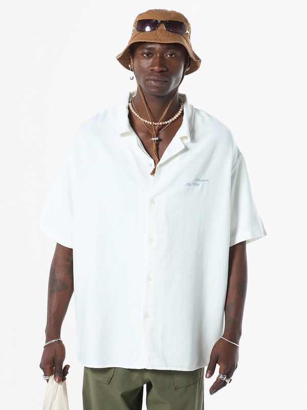 VAMOS CLO VAMOS CLO Košulja 'Spirea'  žuta / crna / bijela