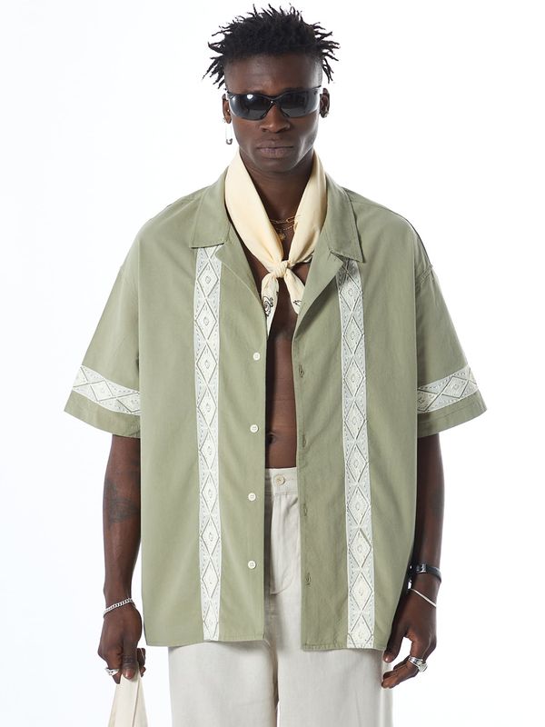 VAMOS CLO VAMOS CLO Košulja 'Stockton'  kaki