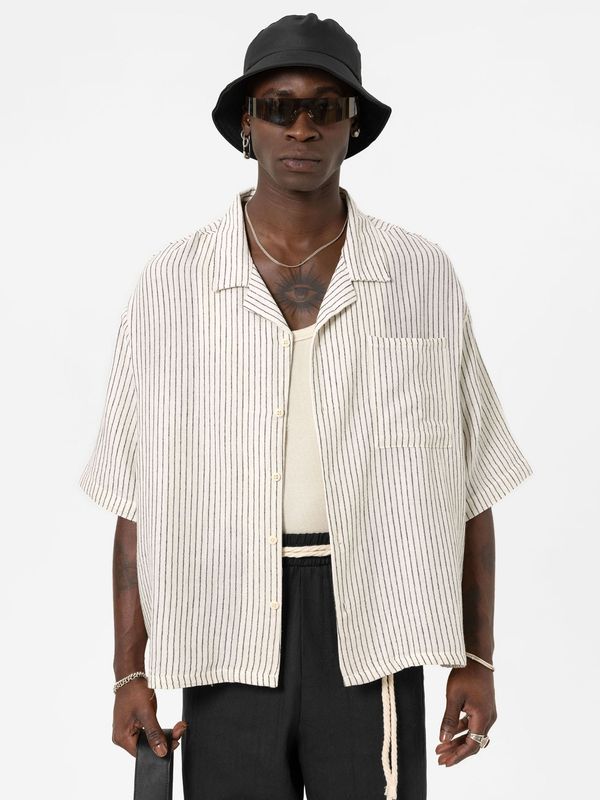 VAMOS CLO VAMOS CLO Košulja  svijetlosiva / vuneno bijela