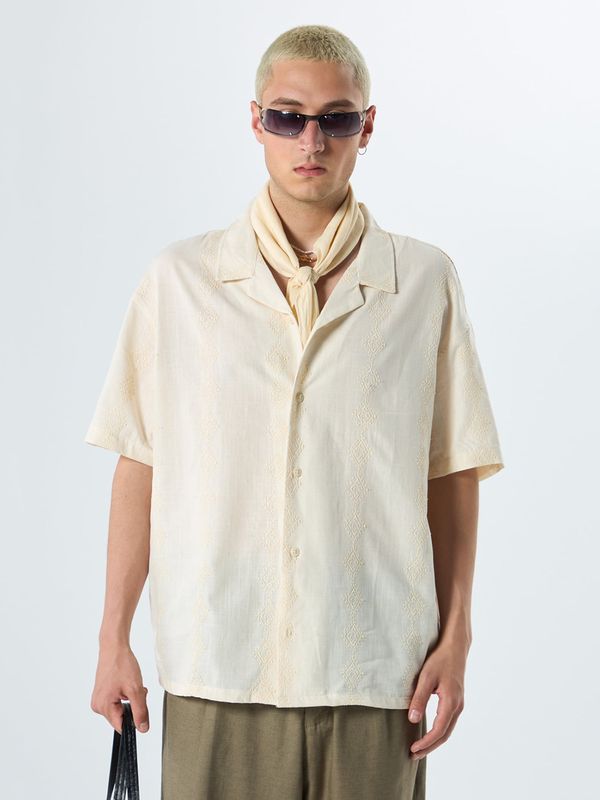 VAMOS CLO VAMOS CLO Košulja 'Taylor'  boja pijeska