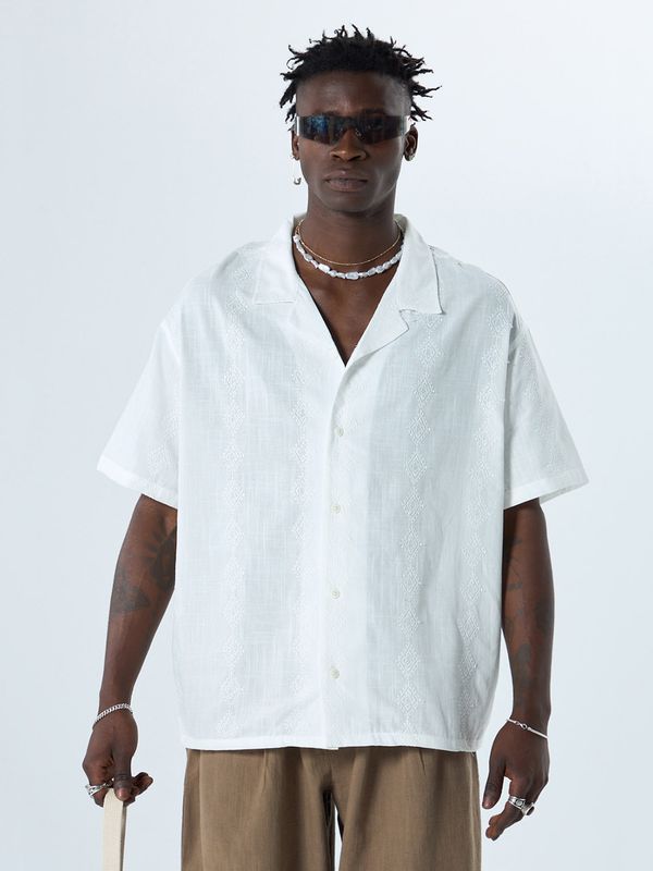 VAMOS CLO VAMOS CLO Košulja 'Taylor'  ecru/prljavo bijela