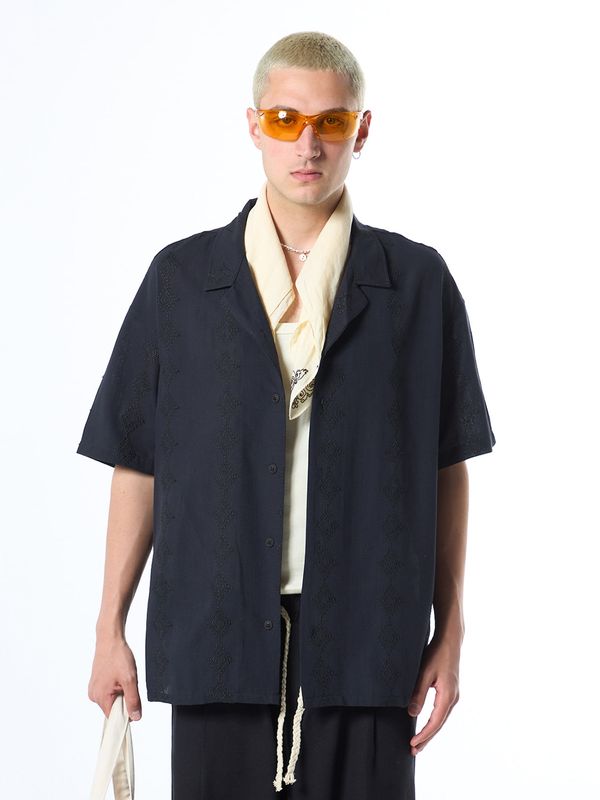 VAMOS CLO VAMOS CLO Košulja 'Taylor'  mornarsko plava