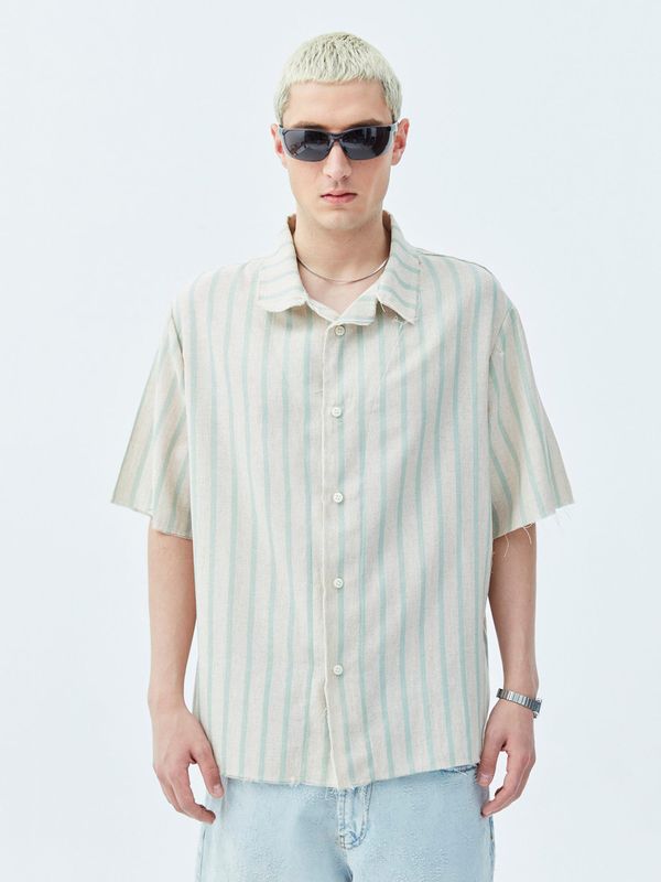 VAMOS CLO VAMOS CLO Košulja  tirkiz / bijela