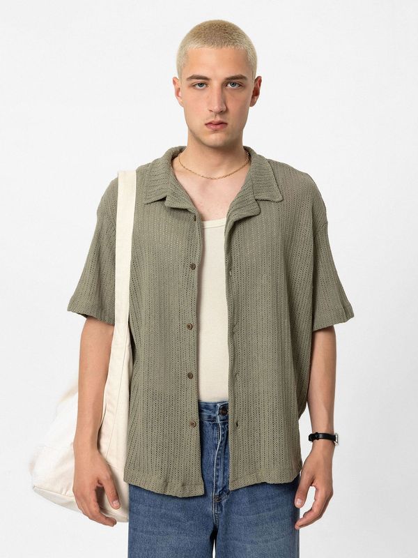 VAMOS CLO VAMOS CLO Košulja 'Tithonia'  zelena / kaki