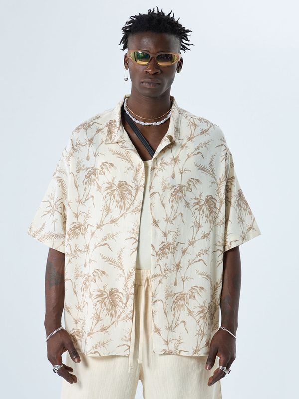 VAMOS CLO VAMOS CLO Košulja 'Virginia Beach'  boja pijeska / toplo smeđa