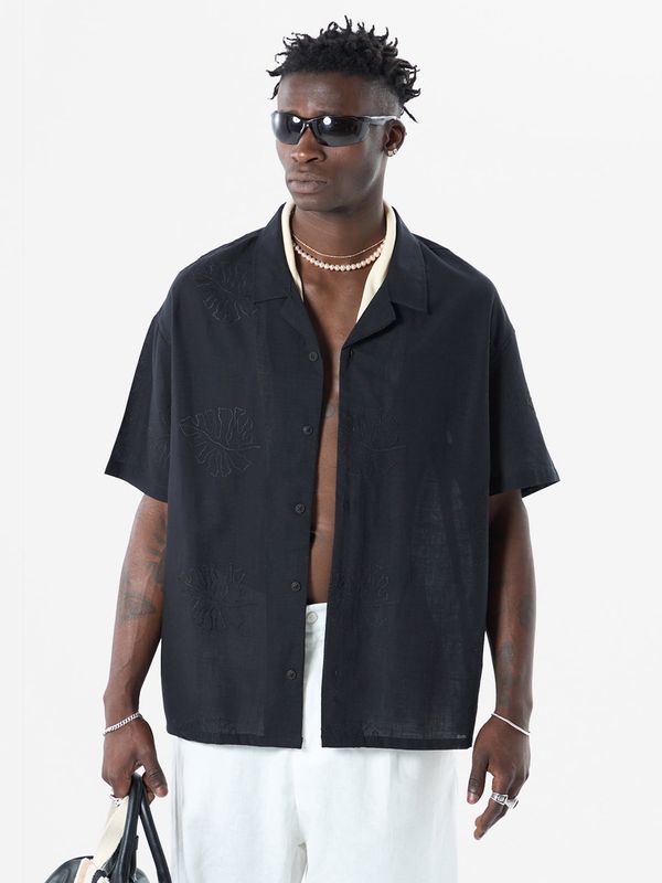 VAMOS CLO VAMOS CLO Košulja 'Yucca'  crna