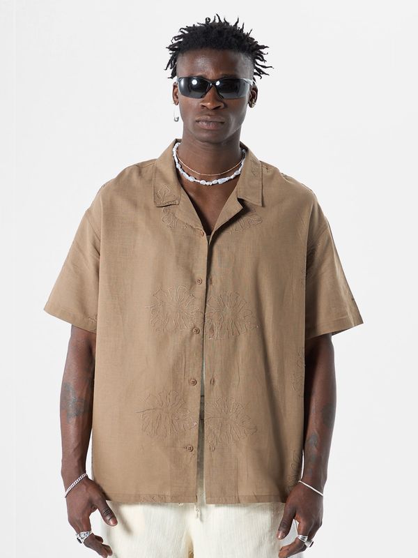 VAMOS CLO VAMOS CLO Košulja 'Yucca'  tamno bež