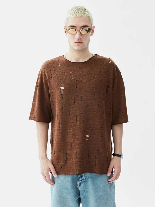 VAMOS CLO VAMOS CLO Majica 'Campanula'  smeđa