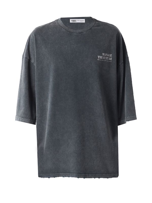 VAMOS CLO VAMOS CLO Majica  crna / bijela