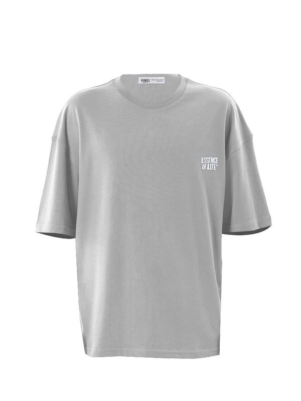 VAMOS CLO VAMOS CLO Majica 'Dahlia'  plava / sivkasto plava / bijela