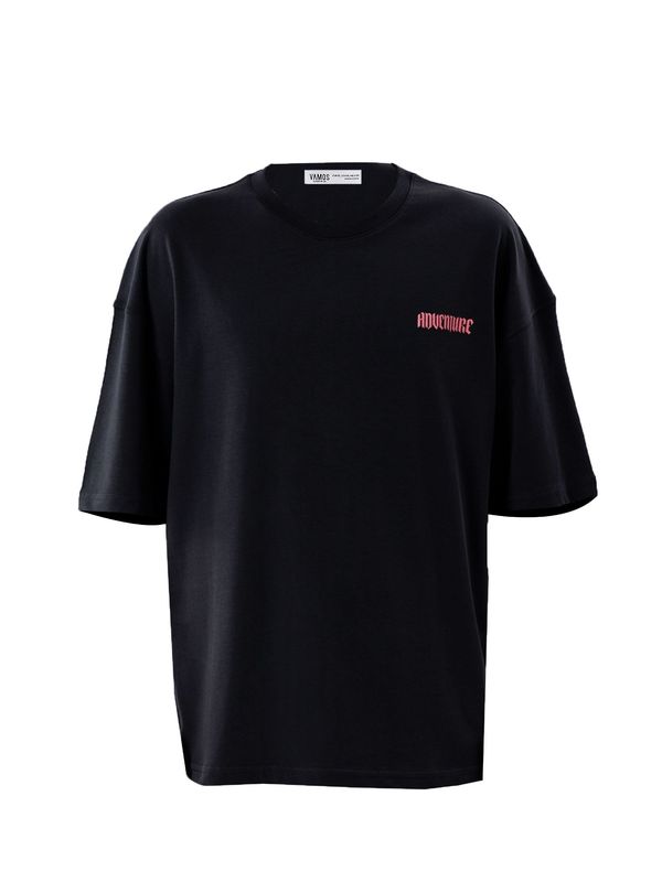 VAMOS CLO VAMOS CLO Majica 'Dusty Miller'  siva / roza / crna