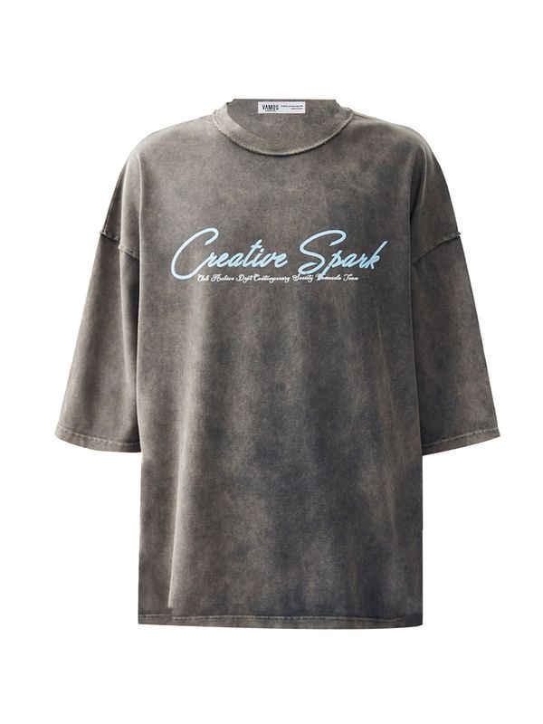 VAMOS CLO VAMOS CLO Majica 'Fremont'  plava / smeđa