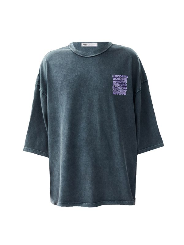 VAMOS CLO VAMOS CLO Majica 'Memphis'  crna