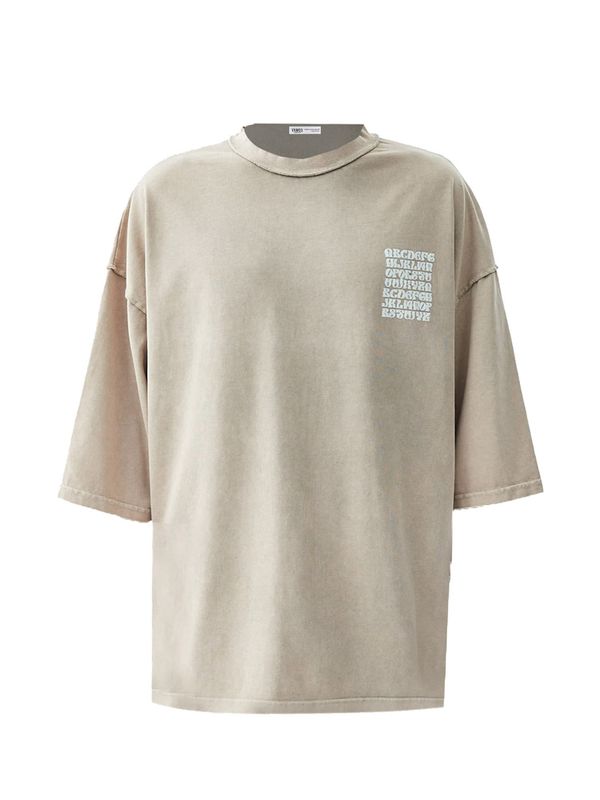 VAMOS CLO VAMOS CLO Majica 'Memphis'  kameno siva