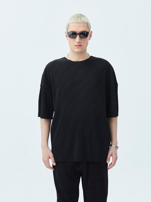 VAMOS CLO VAMOS CLO Majica 'Nievre'  crna