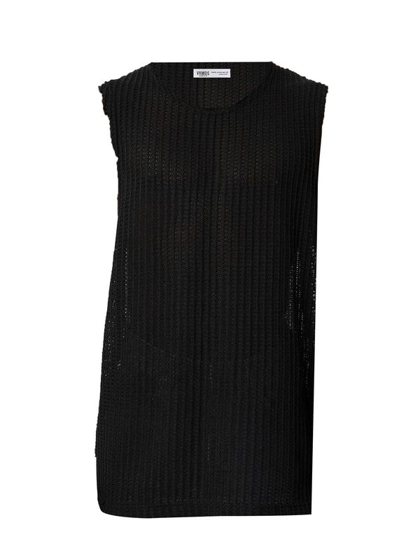 VAMOS CLO VAMOS CLO Majica 'Osteospermum'  crna