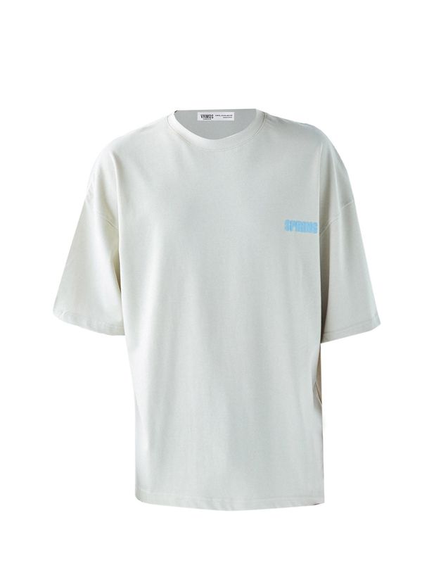 VAMOS CLO VAMOS CLO Majica  plava / kameno siva / crna