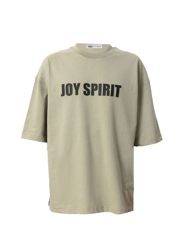 VAMOS CLO VAMOS CLO Majica 'Sachse'  kaki / crna