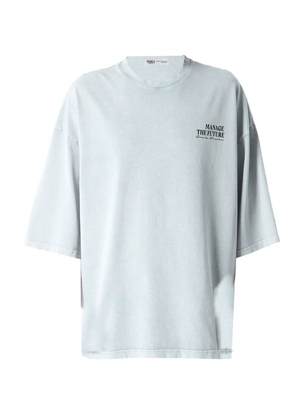 VAMOS CLO VAMOS CLO Majica  siva / crna