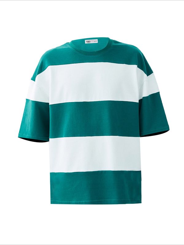 VAMOS CLO VAMOS CLO Majica  zelena / crna / bijela