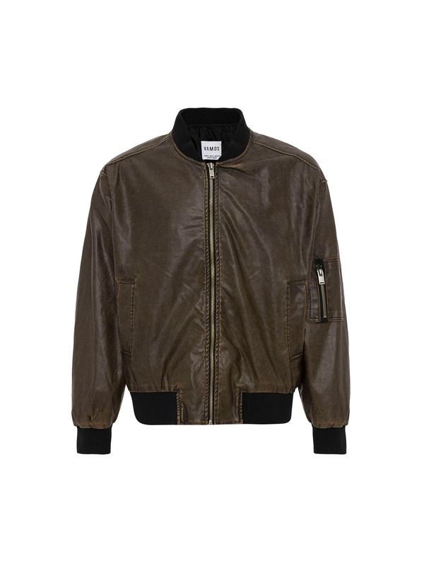 VAMOS CLO VAMOS CLO Prijelazna jakna  tamno smeđa / crna